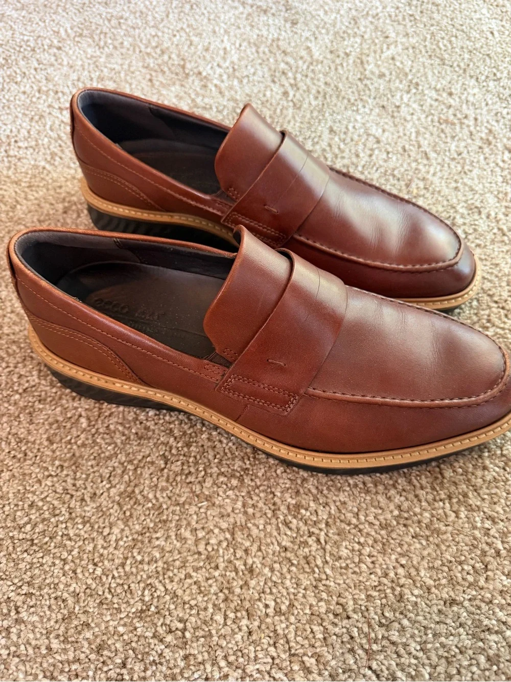 Ecco ST.1 Hybrid Penny Loafer - cognac
